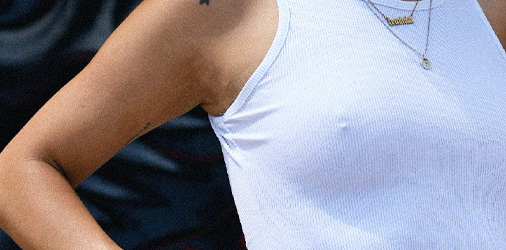 Nipple piercing
